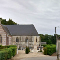 Thiouville seine maritime panoramique eglise