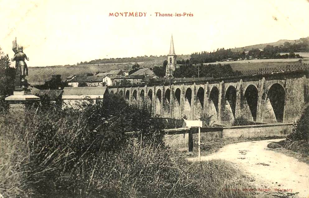 Thonne-les-Prés (Meuse) Le viaduc CPA