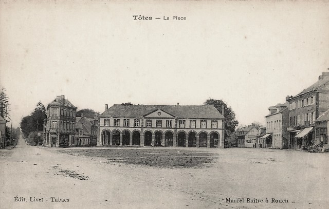 Totes seine maritime la place du marche 1910