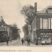 Totes seine maritime route de neufchatel cpa