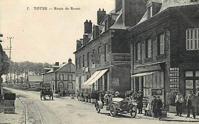 Totes seine maritime rue de rouen cpa