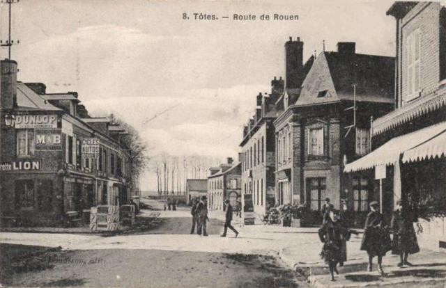 Totes seine maritime rue de rouen cpa