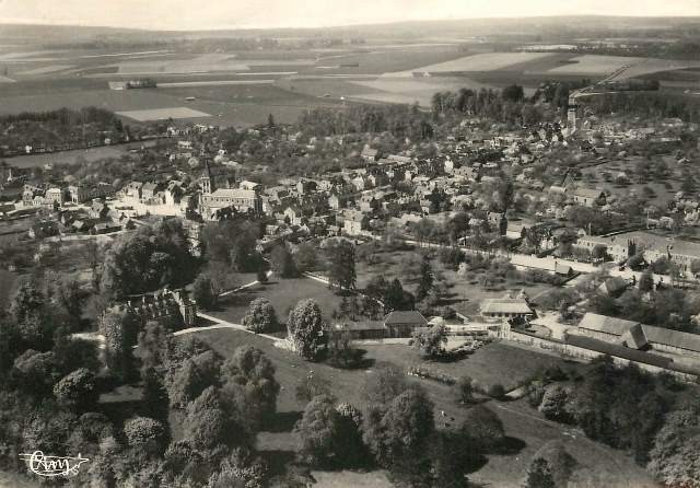 Totes seine maritime vue aerienne cpa