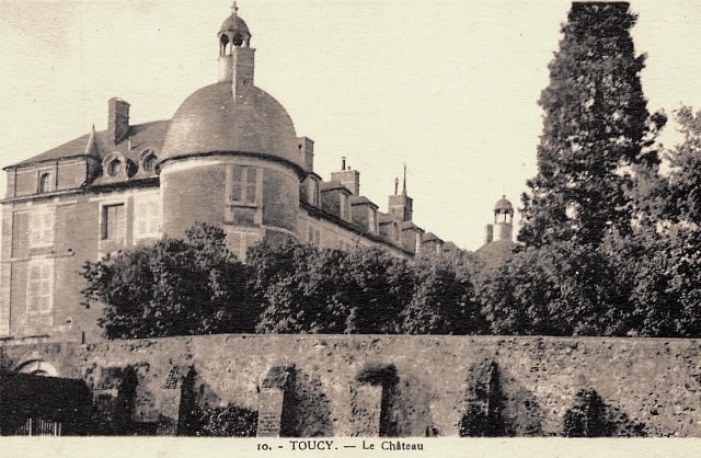 Toucy (89) Le château de la Motte-Miton CPA