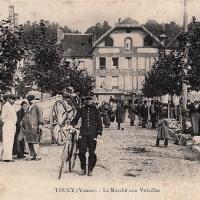 Toucy (89) Le marché aux volailles CPA