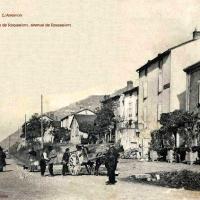 L' avenue de Roquefort (cpa)