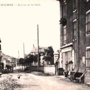 Tournemire (Aveyron) CPA L'avenue de la Gare