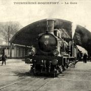 Tournemire (Aveyron) CPA La gare