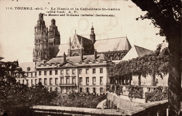 Tours (37) Cathédrale Saint-Gatien et musée CPA