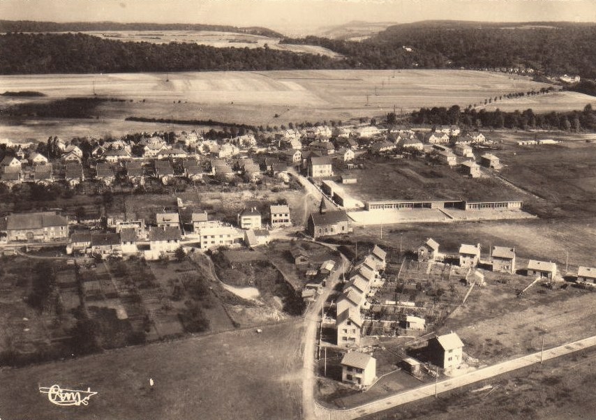 Tressange (Moselle) Bure, vue générale CPA