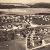 Tressange (Moselle) Bure, vue générale CPA