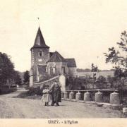 Urzy (Nièvre) L'église Saint Denis CPA