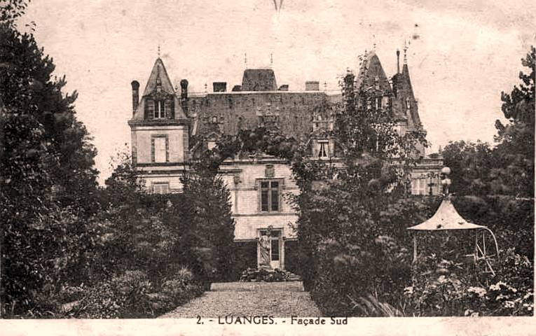 Urzy (Nièvre) Le château de Luanges CPA