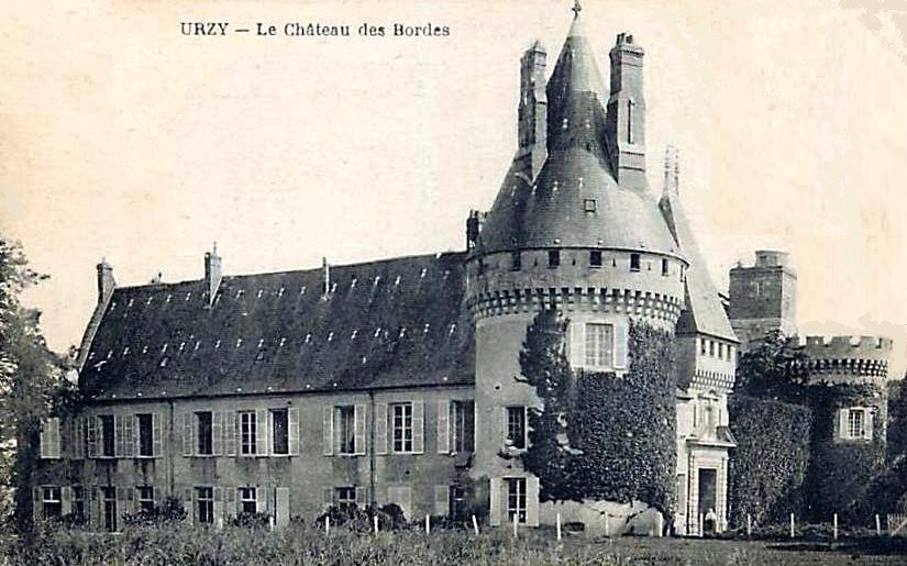 Urzy (Nièvre) Le château des Bordes CPA