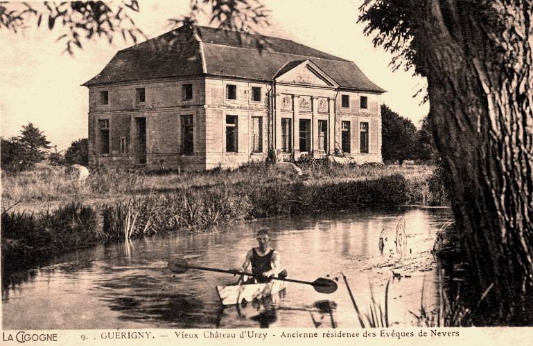 Urzy (Nièvre) Le château des Eveques CPA