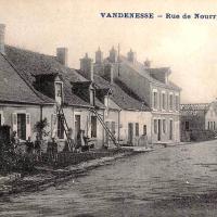 La rue de Nourry CPA