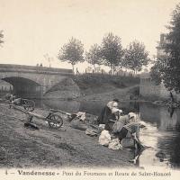Le Fourneau, le pont CPA