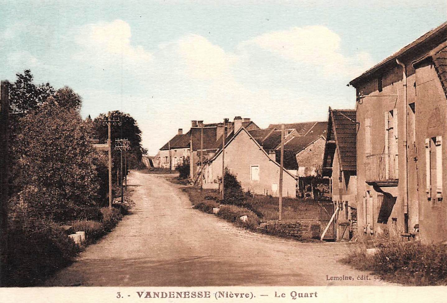 Vandenesse (Nièvre) Le Quart CPA