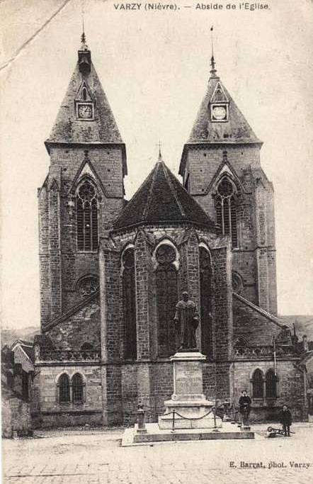 Varzy (Nièvre) L'église CPA