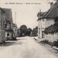 La route de Clamecy CPA