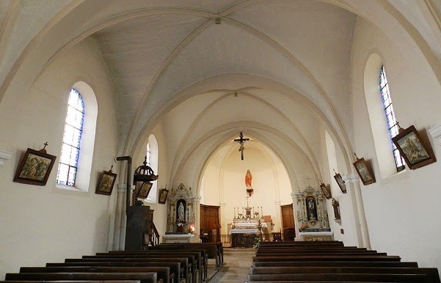 Vaudemont 54 l eglise saint gengoult interieur