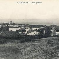 Vaudémont 54 vue générale cpa