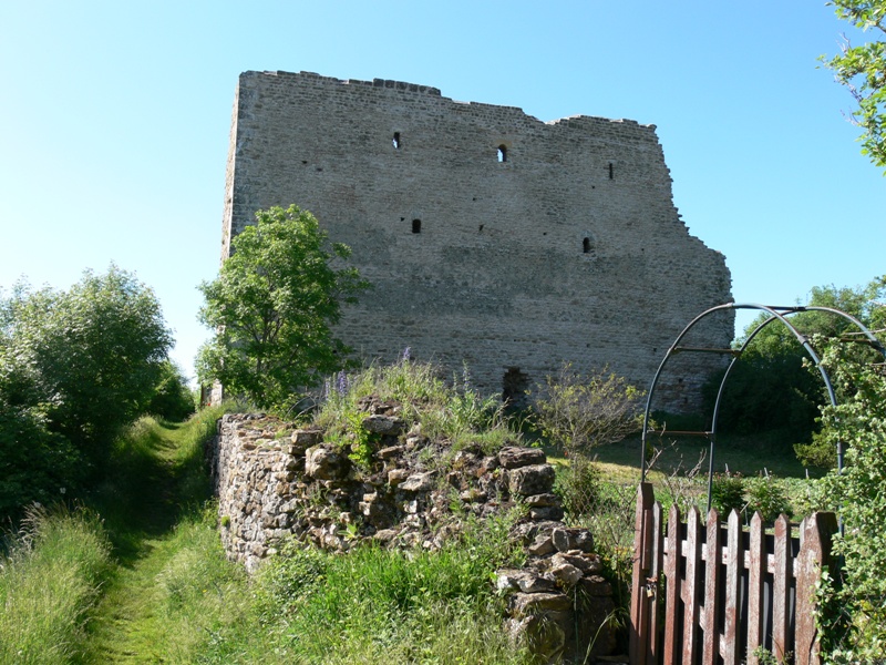 Vaudémont (Meurthe-et-Moselle) Le château, la tour Brunehaut