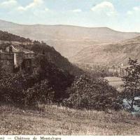 Le château de Montalègre (cpa)