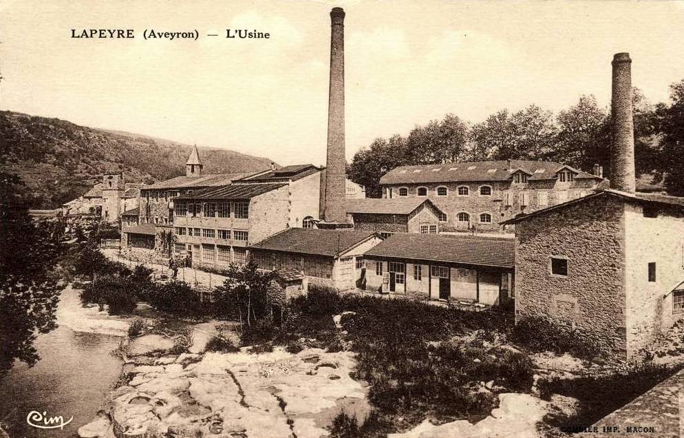 Versols-et-Lapeyre (Aveyron) CPA Lapeyre, l'usine