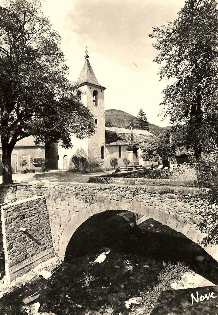 Versols, le pont du Versolet (cpa)