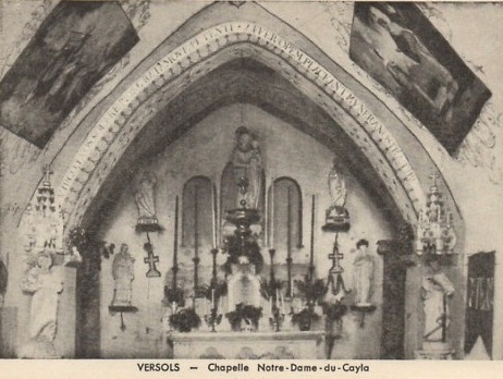 Versols, Notre-Dame du Cayla (cpa)