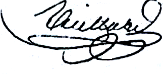 Vieillard Louis Parfait (1804/1839), sa signature en 1834