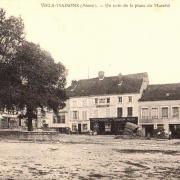 Vieils-Maisons (Aisne) CPA Place du marché