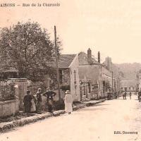 Vieils-Maisons (Aisne) CPA rue de la Charmois