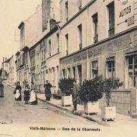 Vieils-Maisons (Aisne) CPA rue de la Charmois