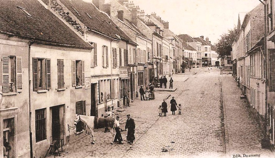 Vieils-Maisons (Aisne) CPA rue de Paris