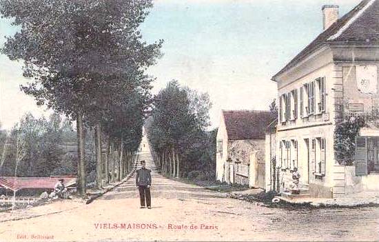 Vieils-Maisons (Aisne) CPA rue de Paris