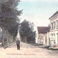 Vieils-Maisons (Aisne) CPA rue de Paris