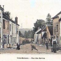Vieils-Maisons (Aisne) CPA rue des Barres