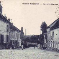 Vieils-Maisons (Aisne) CPA rue des Barres