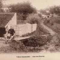 Vieils-Maisons (Aisne) CPA rue des Etuves