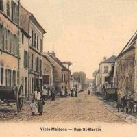 Vieils-Maisons (Aisne) CPA rue Saint Martin