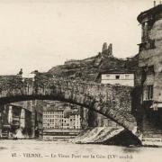 Vieux pont sur la Gère CPA