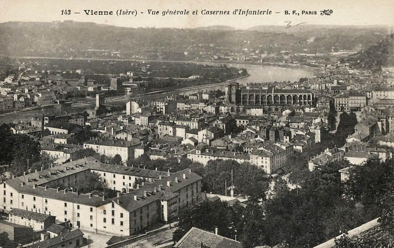 Vienne (Isère) Vue générale CPA