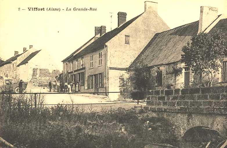 Viffort (Aisne) CPA La grande rue