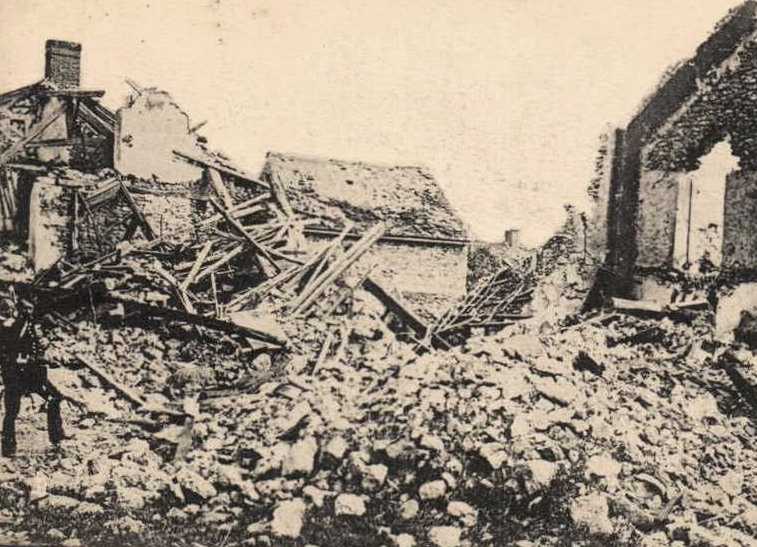 Viffort (Aisne) CPA ruines 14-18