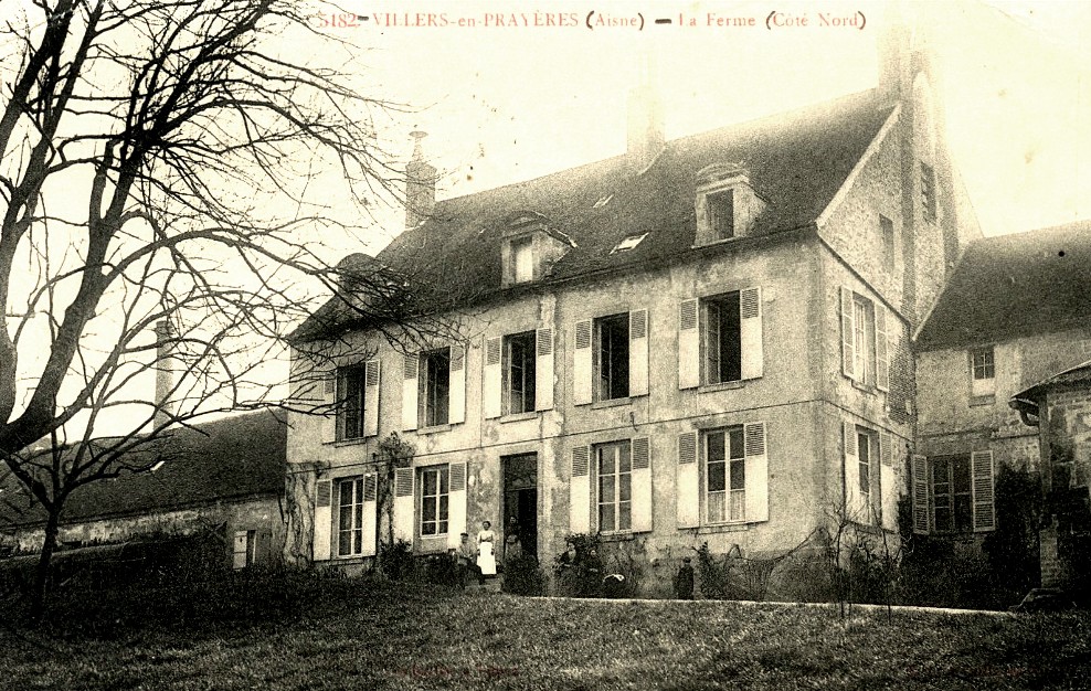 Villers-en-Prayères (Aisne) CPA la ferme