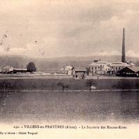 Villers-en-Prayères (Aisne) CPA l'usine de sucre des Hautes rives