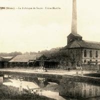 Villers-en-Prayères (Aisne) CPA l'usine de sucre