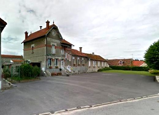 Villers-en-Prayères (Aisne) la mairie-école